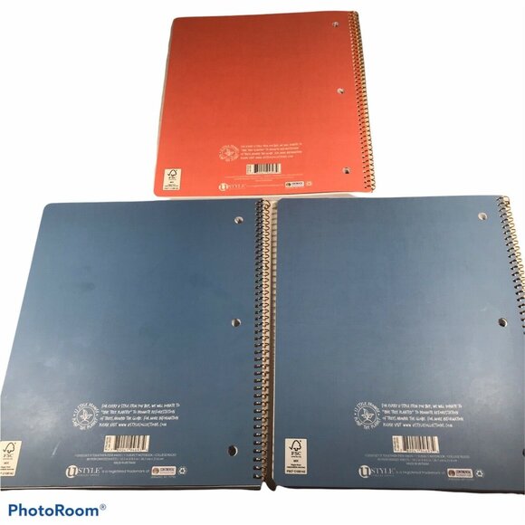Lot Of 3 UStyle Inspirational Spiral Notebooks New - Picture 2 of 3